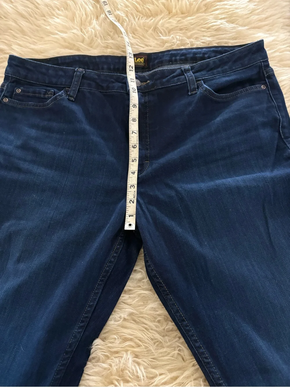 Lee Indigo Straight Leg Jeans